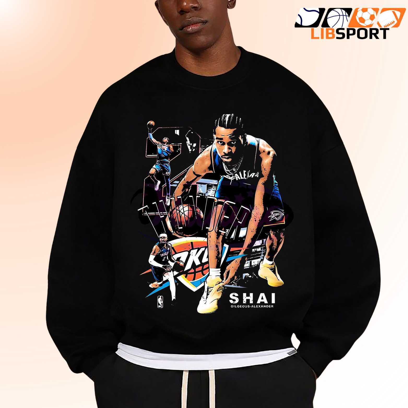 Shai Gilgeous Alexander Shirt, Oklahoma City Thunder Streetwear Nba Tee